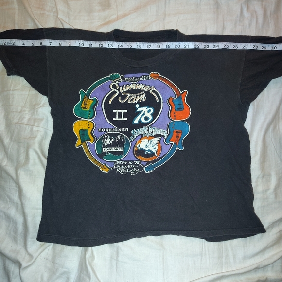Vintage Other - Vintage  Summer Jam II 78 Graphic T-Shirt No Size But Measurement Used Condition
